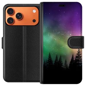 Apple iPhone 18 Pro Max Musta Lompakkokotelo Norrsken