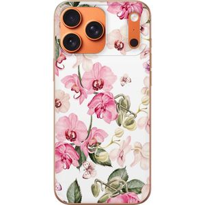Apple iPhone 18 Pro Max Puhelinkotelo Rosa blommor
