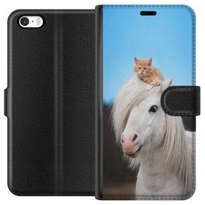 Apple iPhone 5 Sort Tegnebogsetui Katt och Häst