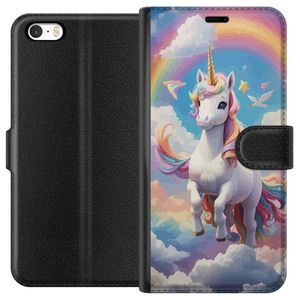Apple iPhone 5 Svart Plånboksfodral Stolt Enhörnig
