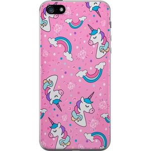 Apple iPhone 5 Transparent Mobilskal Enhörningar