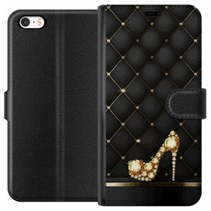 Apple iPhone 5s Musta Lompakkokotelo Lyxig Sko