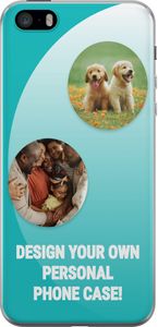 Designa ditt eget Apple iPhone 5s Genomskinligt Skal