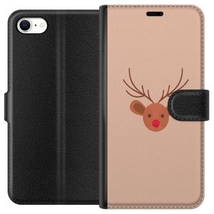 Apple iPhone 6 Svart Plånboksfodral Ren Julkänsla