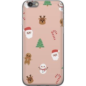 Apple iPhone 6 Transparent Mobilskal Klassisk Julfest