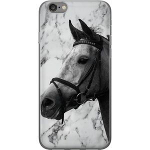 Apple iPhone 6 Gennemsigtigt Telefoncover Marmor med häst