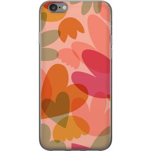 Apple iPhone 6 Gennemsigtigt Telefoncover Hjärtan