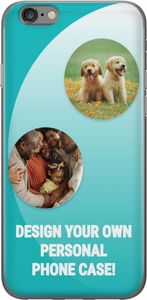 Design dit eget Apple iPhone 6s Gennemsigtig cover