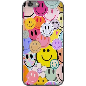 Apple iPhone 6s Gennemsigtigt Telefoncover Leende Ansikten