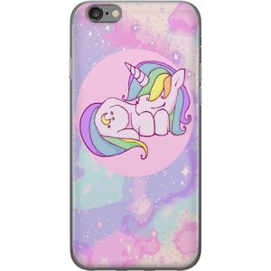 Apple iPhone 6s Gennemsigtigt Telefoncover Sovande Enhörning