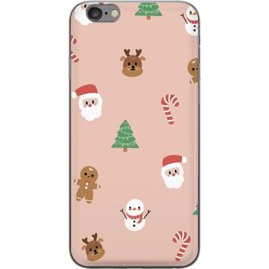 Apple iPhone 6s Plus Transparent Mobilskal Klassisk Julfest