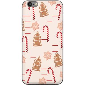 Apple iPhone 6s Plus Transparent Mobilskal Julens Godisglädje