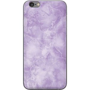 Apple iPhone 6s Plus Transparent Mobilskal Lila marmor