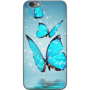 Apple iPhone 6s Plus Transparent Mobilskal Magiska Fjärilar