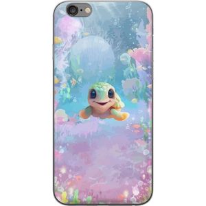 Apple iPhone 6s Plus Gennemsigtigt Telefoncover Glad Sköldpadda