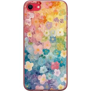 Apple iPhone 7 Läpinäkyvä Puhelinkotelo Miniatyrblommor