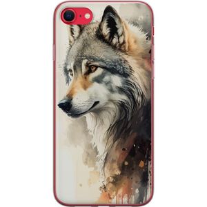 Apple iPhone 7 Gjennomsiktig Telefondeksel Varg