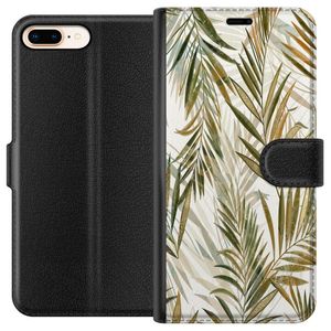 Apple iPhone 7 Plus Musta Lompakkokotelo Magisk plats