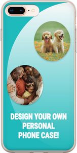 Suunnittele omat Apple iPhone 7 Plus Läpinäkyvä kuori