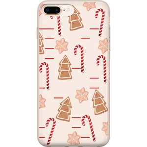 Apple iPhone 7 Plus Transparent Mobilskal Julens Godisglädje