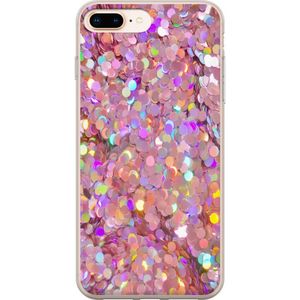 Apple iPhone 7 Plus Läpinäkyvä Puhelinkotelo Glitter