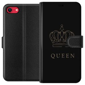 Apple iPhone 8 Svart Plånboksfodral Monark