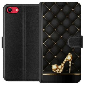 Apple iPhone 8 Musta Lompakkokotelo Lyxig Sko