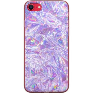 Apple iPhone 8 Transparent Mobilskal Glitter