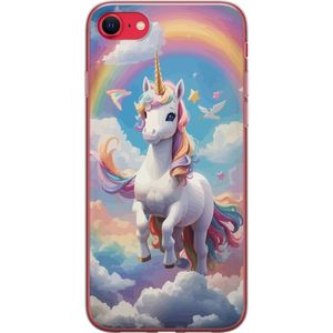 Apple iPhone 8 Gennemsigtigt Telefoncover Stolt Enhörnig