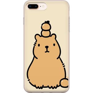 Apple iPhone 8 Plus Läpinäkyvä Puhelinkotelo Vattenmarsvin