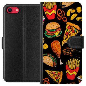 Apple iPhone SE (2020) Musta Lompakkokotelo Skärpmat