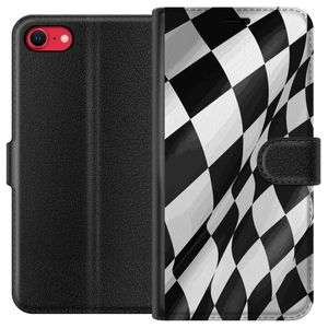 Apple iPhone SE (2020) Svart Plånboksfodral Vågor