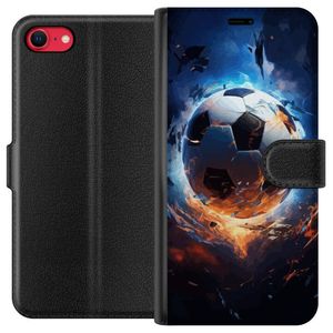 Apple iPhone SE (2020) Musta Lompakkokotelo Flygande boll