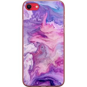 Apple iPhone SE (2020) Läpinäkyvä Puhelinkotelo Marmor