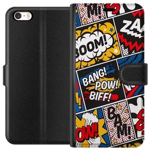 Apple iPhone SE (2016) Svart Plånboksfodral Tecknat Boom!