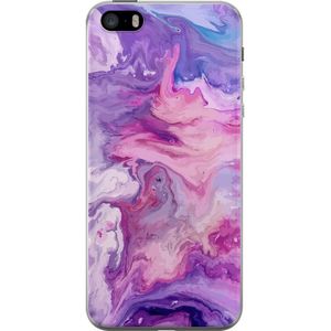 Apple iPhone SE (2016) Läpinäkyvä Puhelinkotelo Marmor