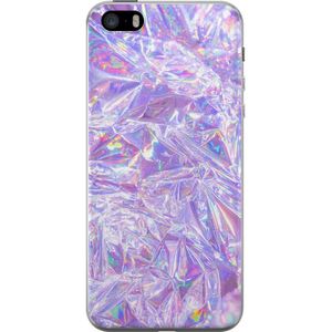 Apple iPhone SE (2016) Gennemsigtigt Telefoncover Glitter