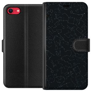 Apple iPhone SE (2022) Musta Lompakkokotelo Himlakroppar