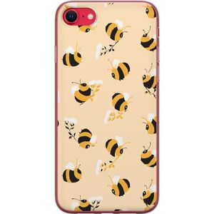 Apple iPhone SE (2022) Transparent Mobilskal Humlor