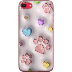 Apple iPhone SE (2022) Gennemsigtigt Telefoncover Fluffiga Tassar