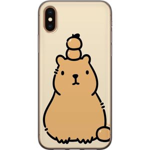 Apple iPhone X Läpinäkyvä Puhelinkotelo Vattenmarsvin