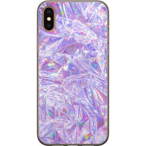 Apple iPhone X Gennemsigtigt Telefoncover Glitter