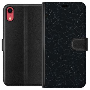 Apple iPhone XR Sort Lommebokdeksel Himlakroppar