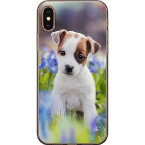 Apple iPhone XS Läpinäkyvä Puhelinkotelo Hundvalp
