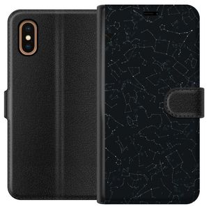 Apple iPhone XS Max Musta Lompakkokotelo Himlakroppar
