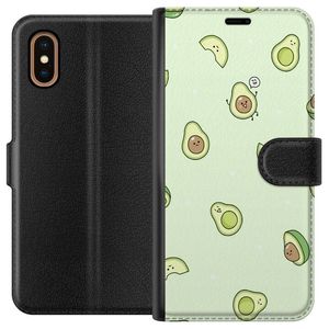 Apple iPhone XS Max Sort Lommebokdeksel Avokado