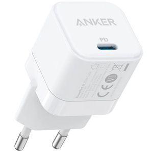 Anker 512 Nano 3 20W USB-C -seinälaturi – Valkoinen