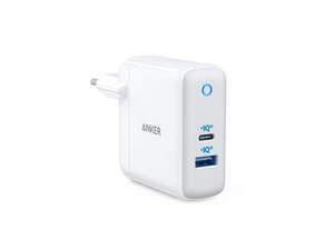Anker PowerPort Atom III Wall Charger USB-C 45W + USB-A 15W - White