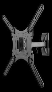 Deltaco OFFICE fuldt artikulerende vægbeslag, 23-55 tommer - sort