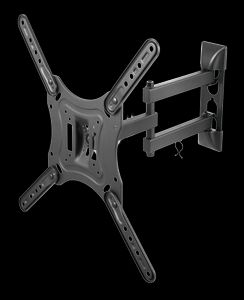 Deltaco OFFICE fuldt artikulerende vægbeslag 23-55 tommer - sort